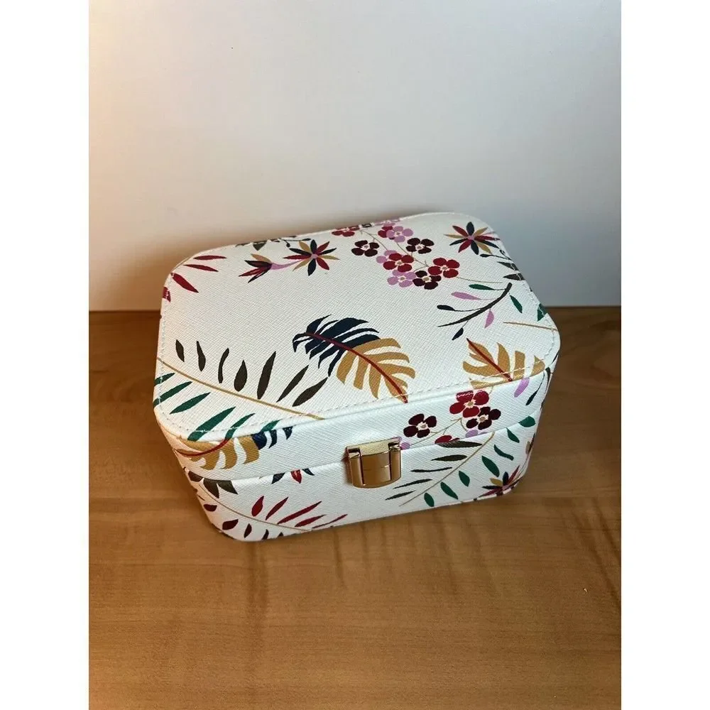 Floral Jewelry Box 6x4x2.5” Unbranded